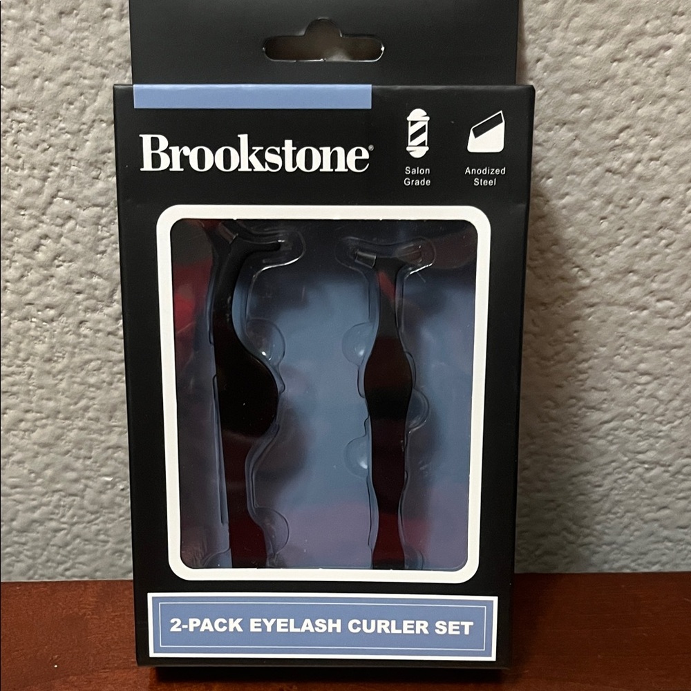 Brookstone Black Steel Eyelash Curler Set